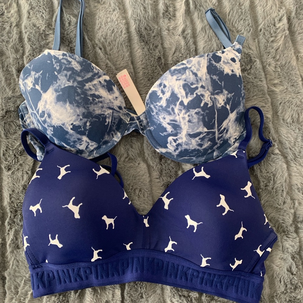 Victorias Secret Pink Bra Set 34B EUC